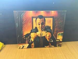 The Wolf of Wall Street Jordan Belfort Money Canvas Wall Art